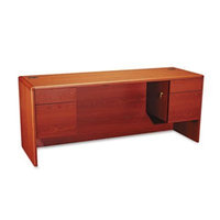 HON 10743JJ 10700 72 by 24 by 29-1/2-Inch 3/4 Pedastal Kneespace Credenza, Henna Cherry Frame/Top