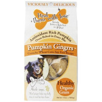 The Lazy Dog Cookie Co Inc Pumpkin Gingrrs Pup Squeaks, 7 Ounce Boxes (Pack of 3)