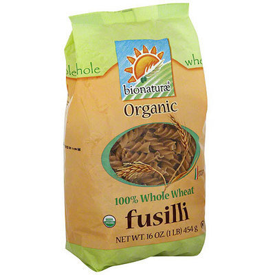 Bionaturae Organic Whole Wheat Fusilli Pasta, 16 oz (Pack of 12)
