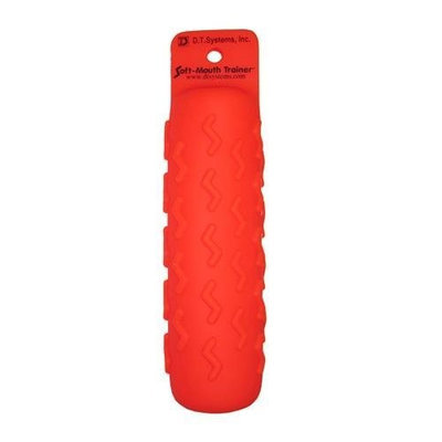 Dt Systems D.T. Systems Soft-Mouth Trainer Large 3-Inch by 12-Inch Plastic Dog Training Dummy, Blaze orange, 3-Pack