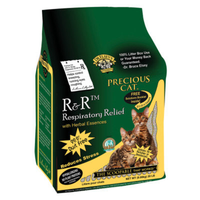 Precious Cat Respiratory Relief Clumping Clay Cat Litter