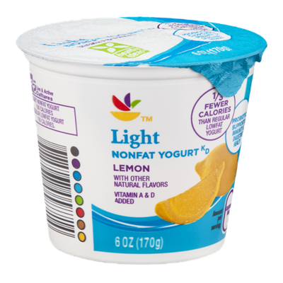 Ahold Light Nonfat Yogurt Lemon