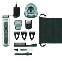 Conair GMT400 Switchcut 12 Piece Facial Grooming System, Silver