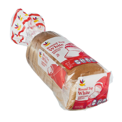 Ahold Round Top Enriched White Bread