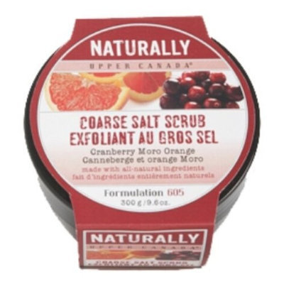 Upper Canada Soap Candle Upper Canada Soap And Candle Naturally Salt Scrub In Cranberry Moro Orange, 9.6-Ounce Jars (Pack of 2)