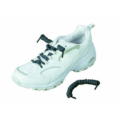 Healthsmart 640-9004-0004 Coiler Shoe Laces, Gray