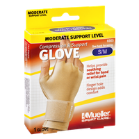 Mueller Sport Care Moderate Support Level Small/Medium Compression & Support Glove