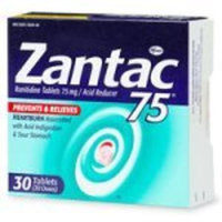 Zantac 75 Ranitidine Tablets 75 mg/Acid Reducer - 30 ea