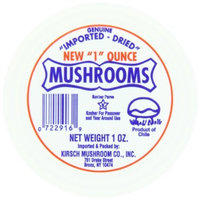Kirsch Dried Mushrooms, 1-Ounce (Pack of 6)