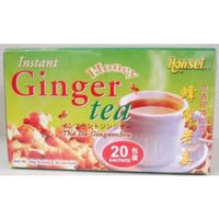 Honsei Instant Ginger Honey Tea (20 Sachets) 18 G/0.63oz - Product of Singapore