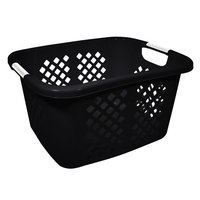 Hms Manufacturing Home Logic Diamond Pattern Laundry Basket Black - HMS MFG. CO.