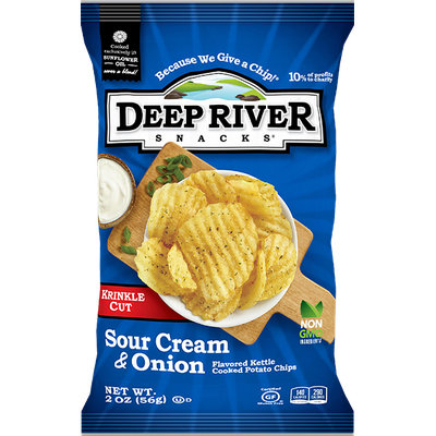 Deep River Snacks Sour Cream & Onion Kettle Chips