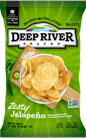 Deep River Snacks Kettle Cooked Potato Chips Zesty Jalapeno