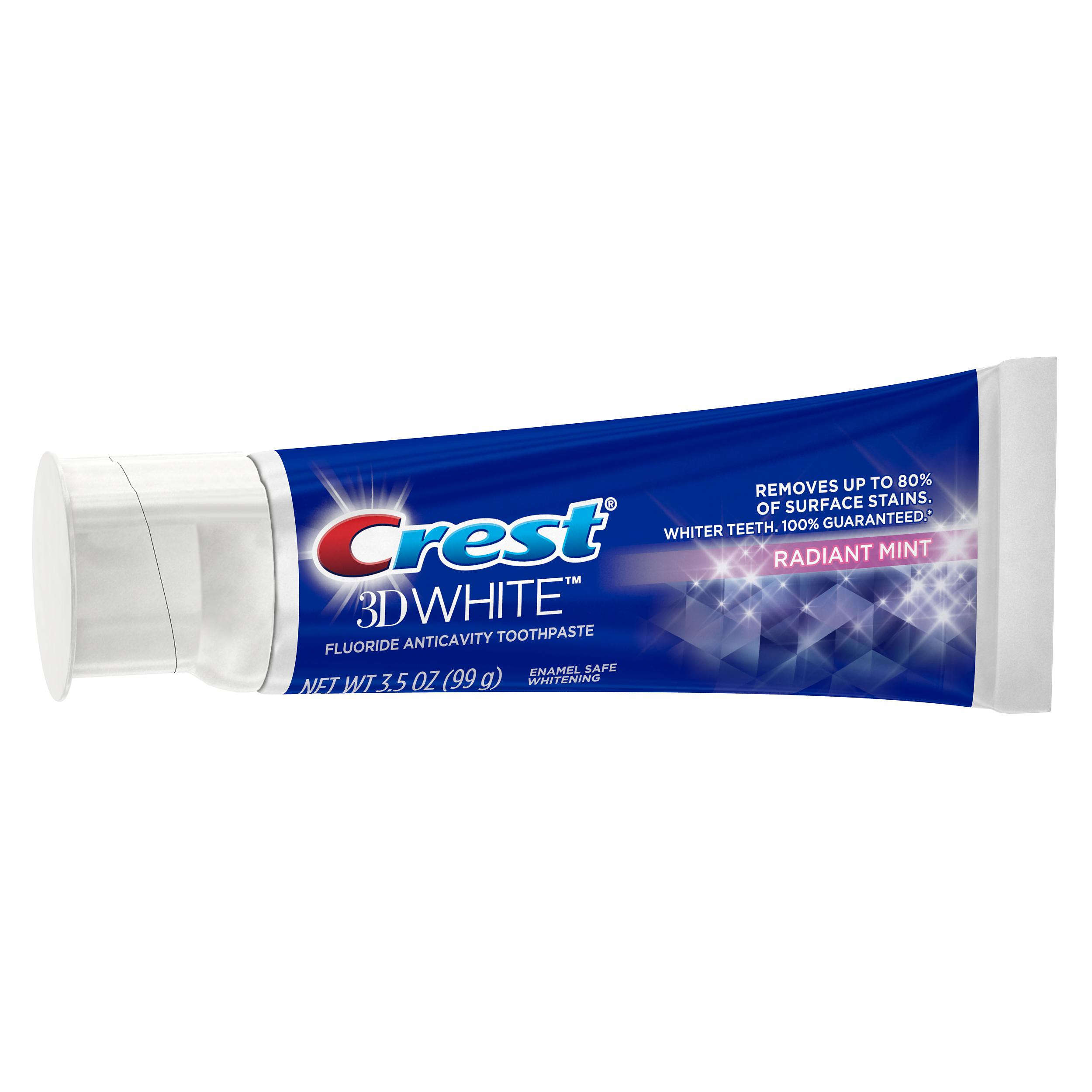 Crest 3D White Whitening Toothpaste Radiant Mint