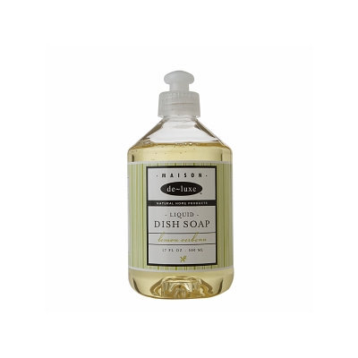 de-luxe MAISON Liquid Dish Soap, Lemon Verbena, 17 fl oz