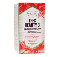 ReserveAge Nutrition Tres Beauty 3 Collagen, Keratin & Elastin, 90 ea