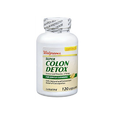 Walgreens Super Colon Detox Laxative Capsules, 120 ea