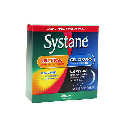 Systane Ultra Lubricant Eye Drops Day & Night, Value pack, 2pk, .67 oz
