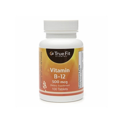True Fit Vitamins Vitamin B-12, 500mcg