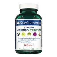 Natures Dynamics Chewable Probitotics Chewable Digestion Probiotics, 60 Count