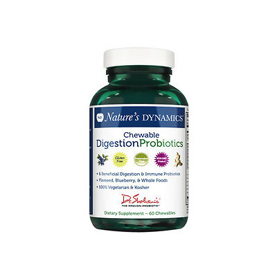 Natures Dynamics Chewable Probitotics Chewable Digestion Probiotics, 60 Count