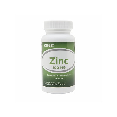 GNC Zinc 100, Vegetarian Tablets, 100 ea