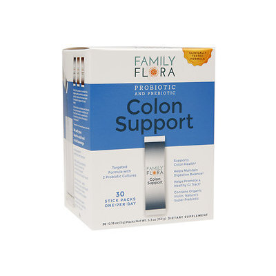 Family Flora Colon Support Probiotic & Prebiotic, .18 oz