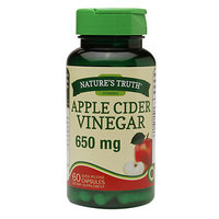 Nature's Truth Apple Cider Vinegar 650mg, Capsules, 60 ea