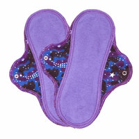Lunapads Washable Cloth Menstrual Pads, Organic, Mini Pantyliner, 2 ea