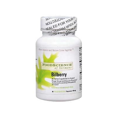 FoodScience of Vermont Bilberry - 80 mg - 90 Capsules