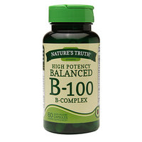 Nature's Truth High Potency Balanced B-100 B-Complex, 60 ea
