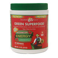 Amazing Grass Green Superfood Energy Drink Powder Watermelon - 7.4 oz - Vegan
