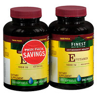 Finest Natural Vitamin E 1000 IU, 2 pk, 100 ea