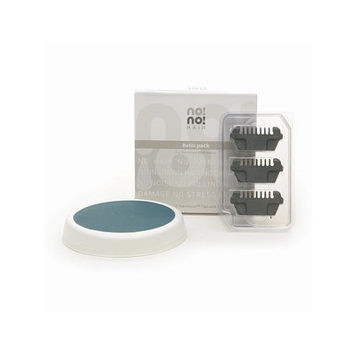 Nono no! no! Refills for the no! no! 8800 Series: 3 Wide Thermicon Tips & 1 Buffer, 1 set