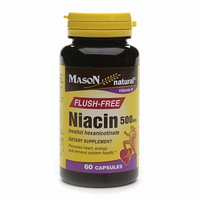 Mason Natural Flush-Free Niacin, 500mg, Capsules