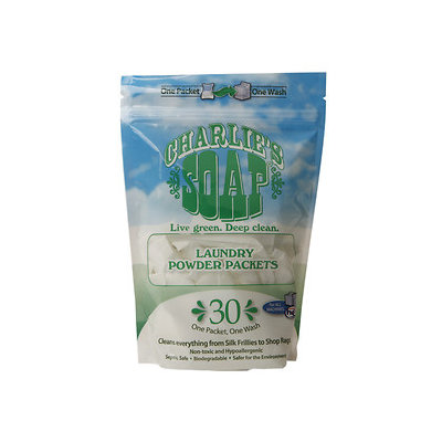 Charlie's Soap Laundry Powder Packets 30 Packets