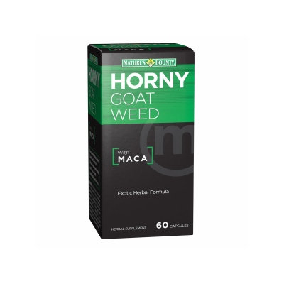 Nature's Bounty Horny Goat Weed with Maca, Capsules, 60 ea