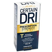 Certain Dri Antiperspirant Roll-On for Excessive Perspiration, 1.2 oz