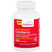Walgreens Cranberry Ultra Strength With Vitamin C Softgels, 100 ea