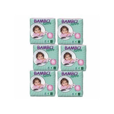 Bambo Nature Premium Eco-Friendly Diapers, 6 XL Plus, 1 ea