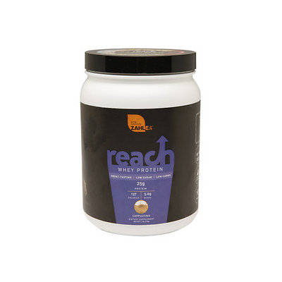 Zahler Reach Whey Protein, Advanced Formula for Lean Muscle Build, Great Tasting Cappuccino Flavor, 1LB