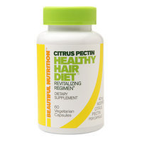 Beautiful Nutrition - Citrus Pectin Healthy Hair Diet Revitalizing Regimen - 60 Vegetarian Capsules