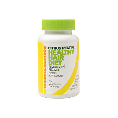Beautiful Nutrition - Citrus Pectin Healthy Hair Diet Revitalizing Regimen - 60 Vegetarian Capsules