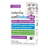 UpSpring Wellbaby Mutlivitamin + Iron, 2 oz