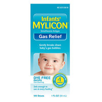 Mylicon Infant Gas Relief Drops Dye Free Formula, 1 oz