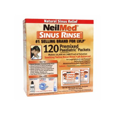 NeilMed Sinus Rinse Pediatric Refill Packets, 120 ea