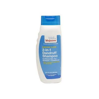 Walgreens 2 In 1 Dandruff Shampoo Everyday Clean, 23.7 oz