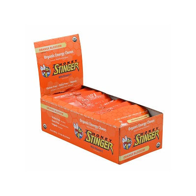 Honey Stinger Organic Energy Chews - Box of 12 (Orange Blossom)