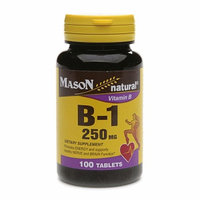 Mason Natural Vitamin B-1, 250mg, Tablets