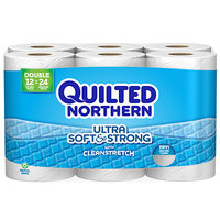 Georgia Pacific Quilted Northern Ultra Soft & Strong Toilet Paper 48 Double Rolls